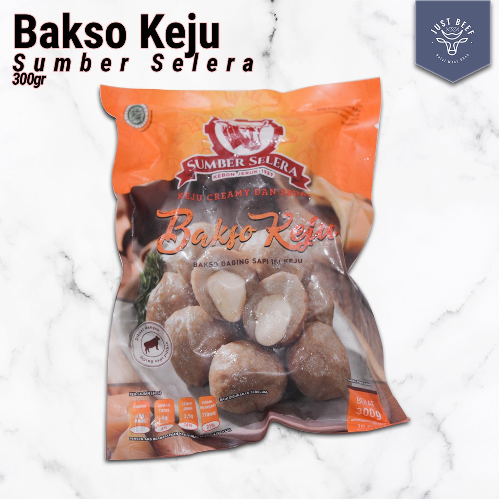 Jual Bakso Sapi Sumber Selera Sb Bakso Sapi Keju 300gr Shopee