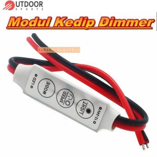 Mini Controller Dimmer Modul Kedip Strobo Otomatis LED 3528 5050 5630 Driver Modul