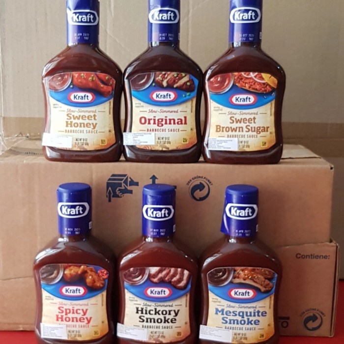 

Siap Kirim Kraft Barbeque Sauce Saos Bbq Untuk Ayam Steak Impor Usa 510 Gr - Original