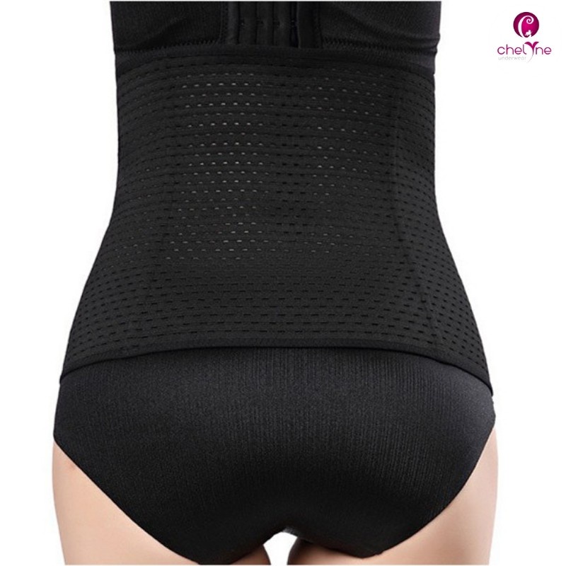 Chelyne Stagen Pelangsing Belt Korset 818 - Body Shaper Breathable Corset - Dengan Kaitan