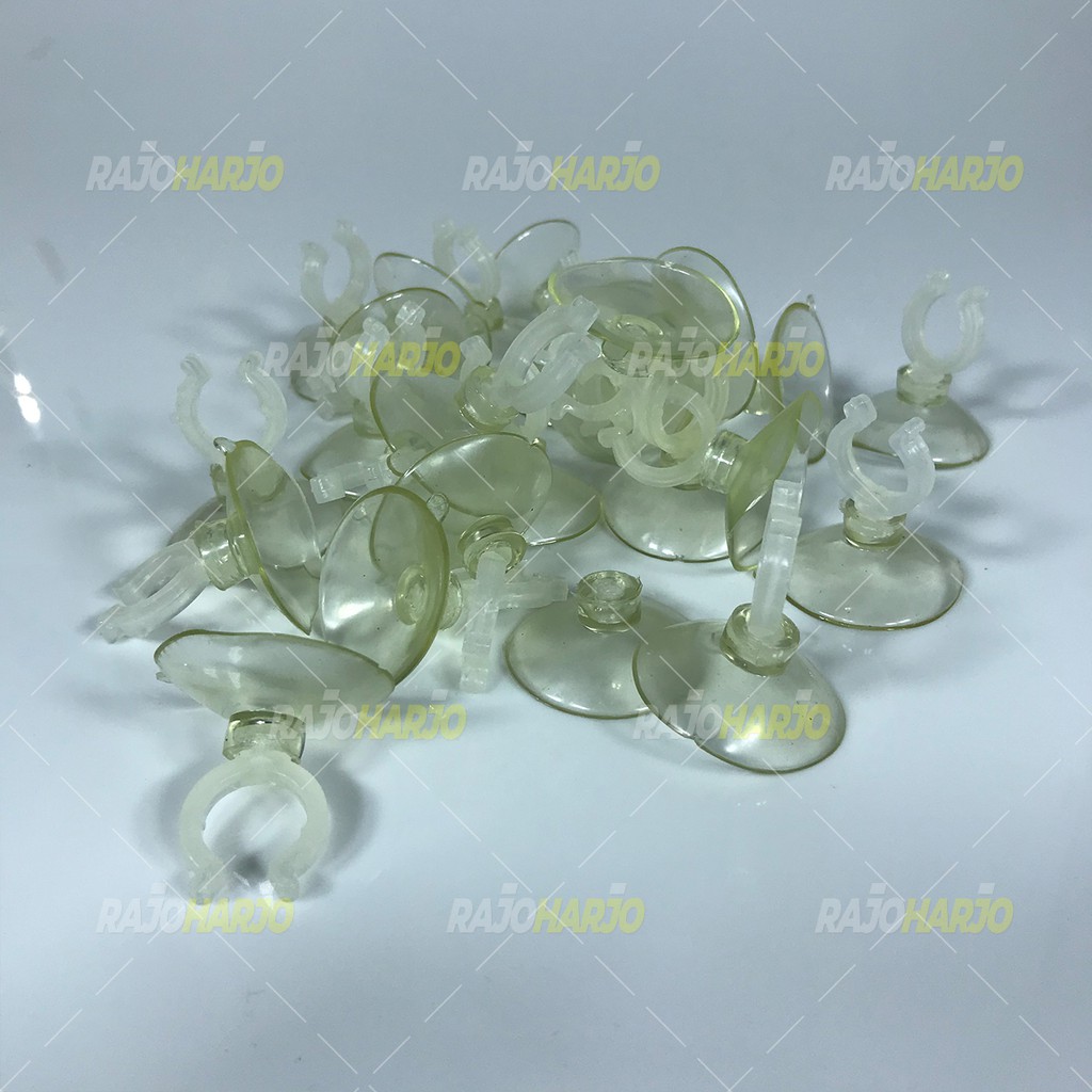 DOP Pipa Tempelan Kaca Aquarium Kop Kaca Pipa Bening Akuarium 5/8 - Aksesoris Aquarium