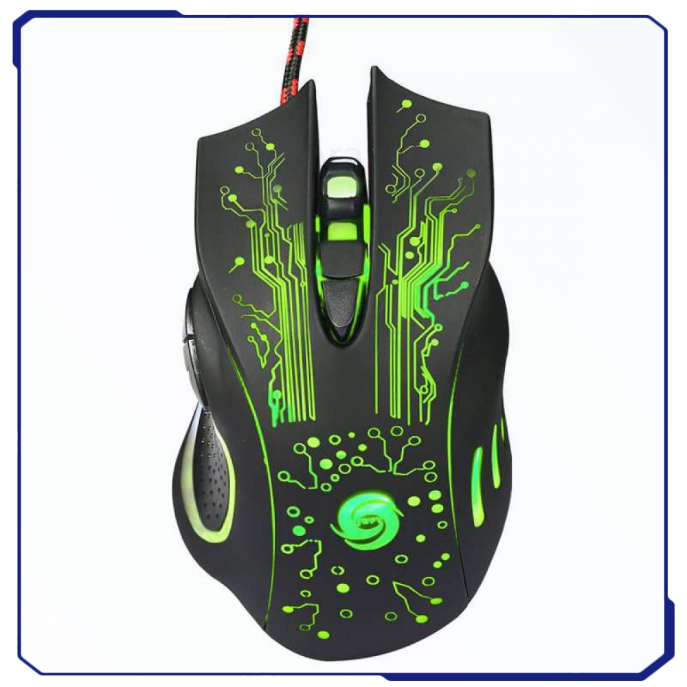 Mouse Gaming USB 3200 DPI dengan LED RGB - X13