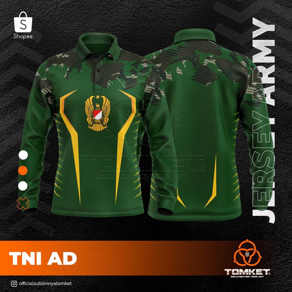Baju Jersey Full Printing TNI AD-15