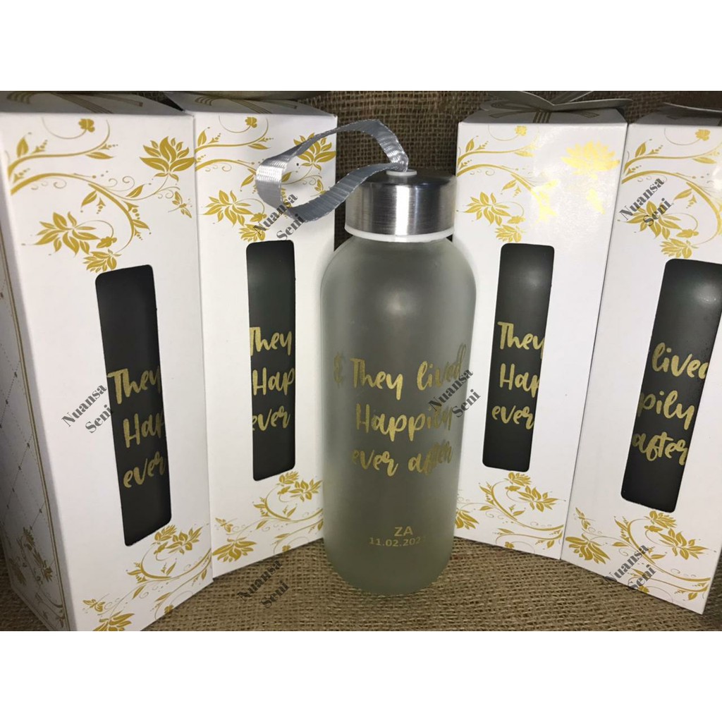 

Souvenir Packaging Paper Box Botol Box Termos Kaca 420ml Kemasan Dus Tumbler