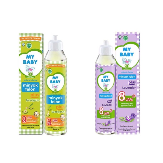 My Baby Minyak Telon Plus 8 Jam 85 ml Citronella dan Chamomile Anti Nyamuk