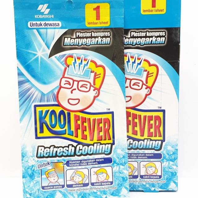 Koolfever Dewasa Per Sachet Kompres Demam Instant Shopee Indonesia