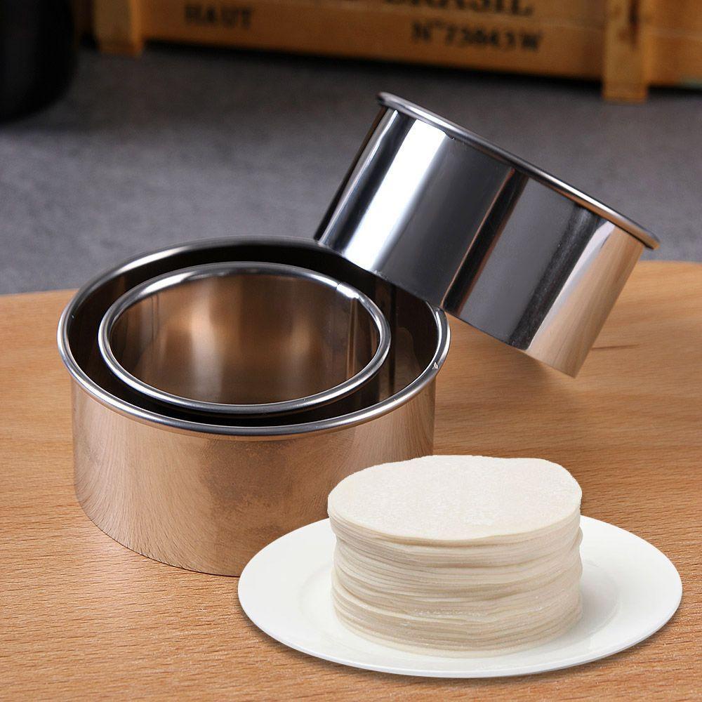 [Elegan] Cetakan Dumplings Molds Set Cookie Wrapper Cutter Alat Pemotong Maker