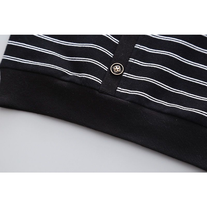 [COD] Setelan lengan panjang anak laki laki motif Cardigan GREY &amp; BLACK /BABYLOVANTA