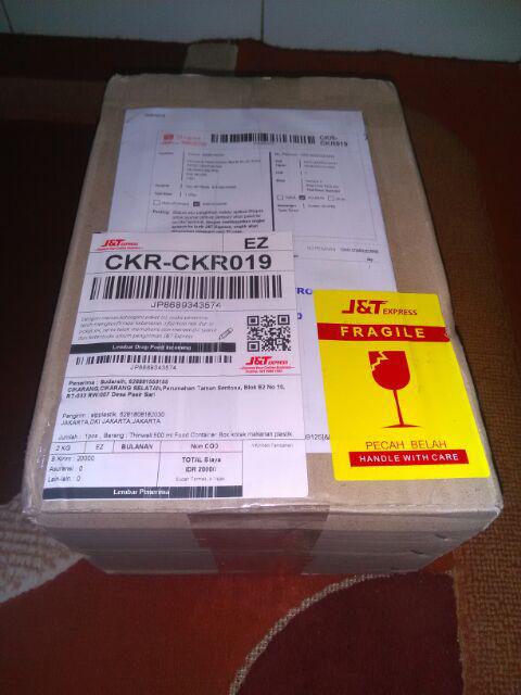 Thinwall 500 Ml Food Container Box Kotak Makanan Plastik