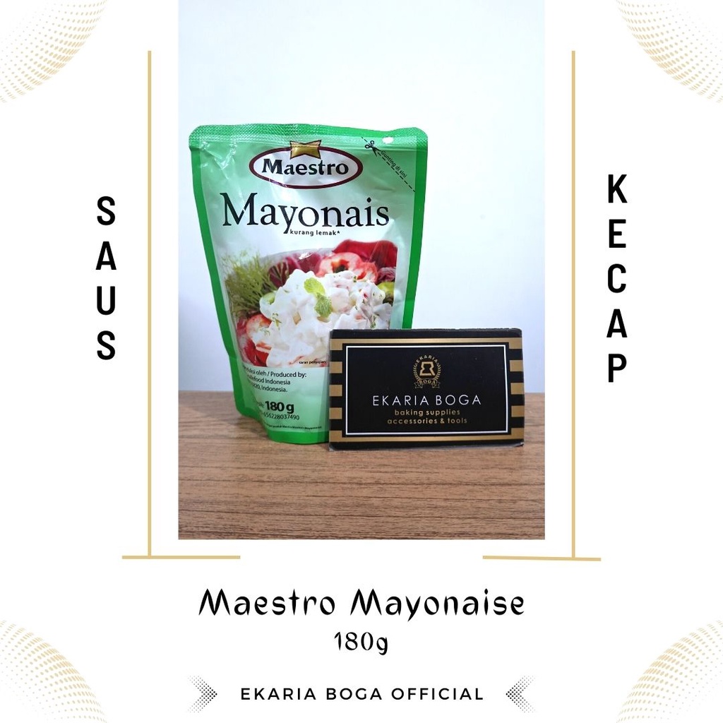 

SAUS | MAYONAIS | MAESTRO MAYONAISE 180G