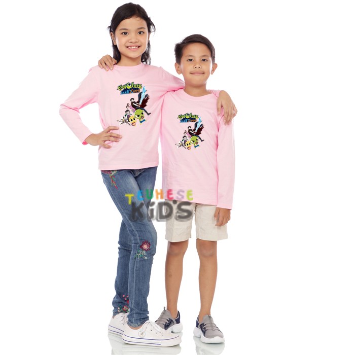 Kaos anak lengan panjang /Kaos anak Shinbi's house TERBARU LP04 COD Terlaris bahan premium