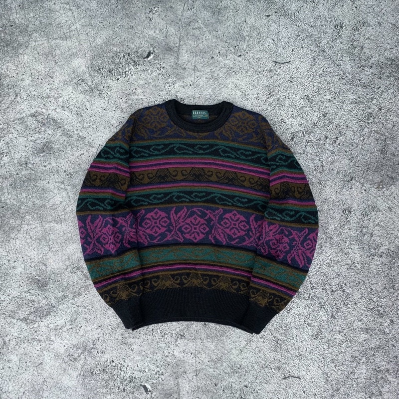 Babrios 3D Knitwear❗️THRIFT❗️Sweater Rajut Vintage Cardigan Premium Crop Oversize Second