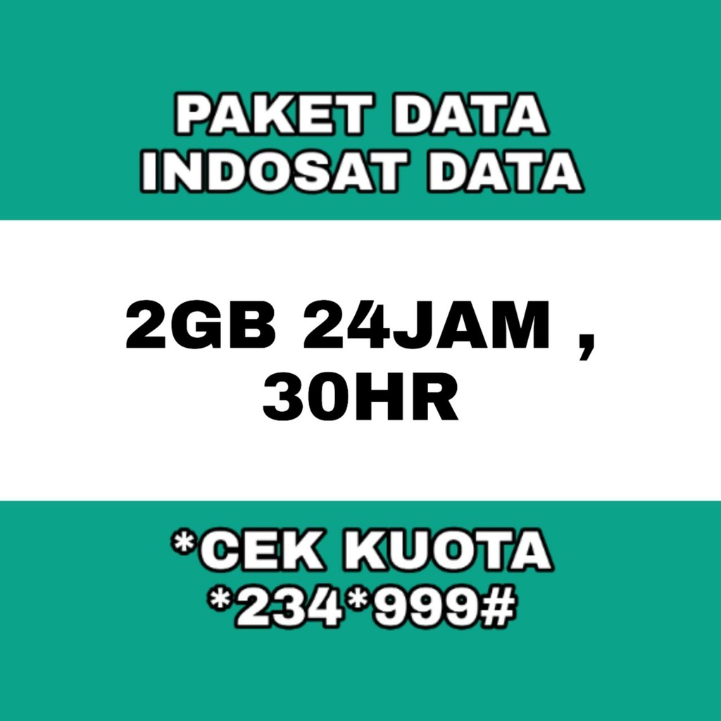 Paket Data Indosat Data Sebulan Kuota 2gb 24jam Kuota Internet Indosat Paket Sepuasnya Paket Murah Shopee Indonesia
