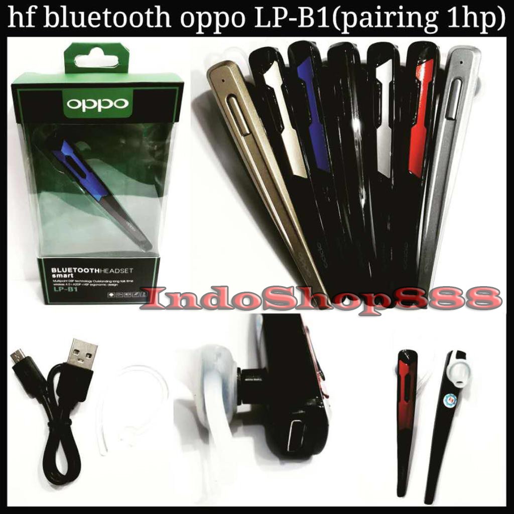 Headset Bluetooth OPPO Headset Earphone Bluetooth Wireless Panjang