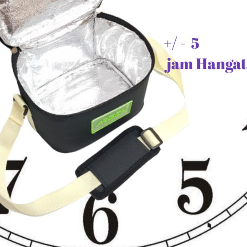 ARGEN COOLER BAG + GEL BIRU &amp; PUTIH +3 BOTOL ASI / S1