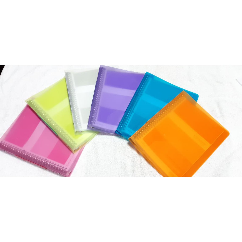 

BINDER NOTE MAP LOOSE LEAF B5 KINGJIM 26 LUBANG NOTEBOOK TRANSPARANT WARNA TEBAL