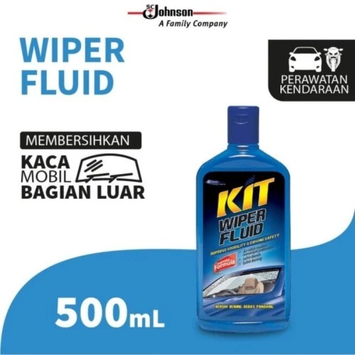 KIT WIPER FLUID 500ml Pembersih Kaca Mobil Membersihkan Kotoran dan Cegah Timbulnya Kotoran Membande