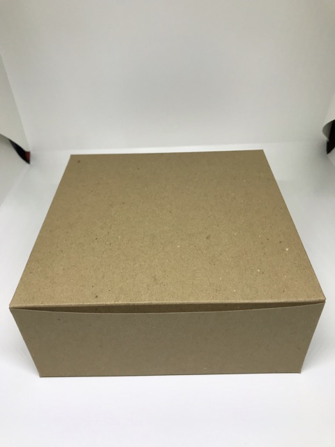 Box 20x20x7,5cm / box kraft (Tanpa Laminasi) - B 05/K3 (R10K)