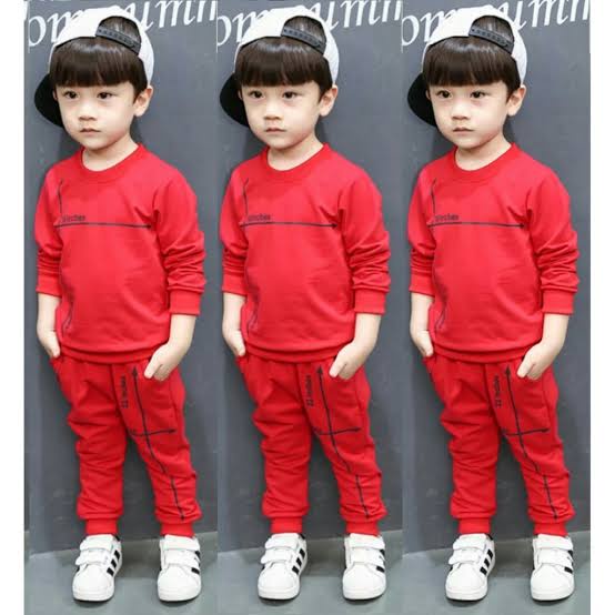 stelan sweater jogger anak 1-9thn