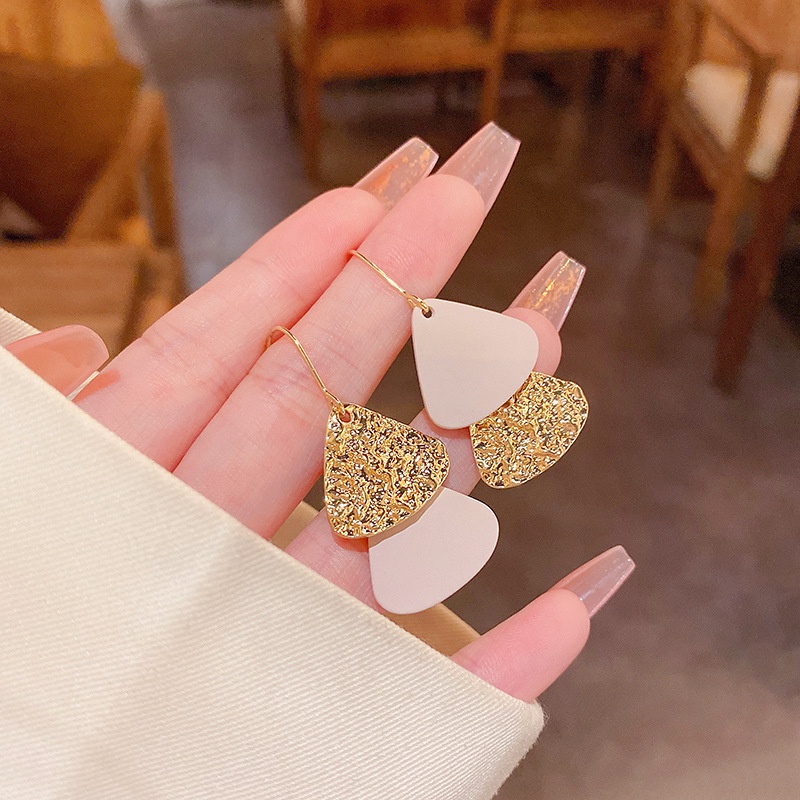 Anting Kait Gantung Bahan Sterling silver 925 Desain Rok Kecil Gaya Mewah Untuk Wanita