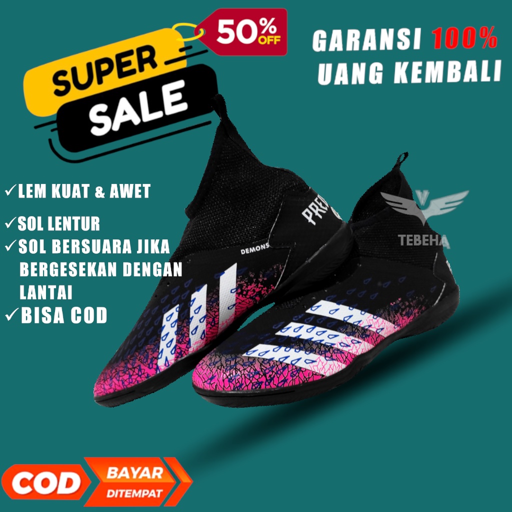 Jual Sepatu Futsal New Adidas Predator Grade Original Sepatu Pria Sepatu Futsal Dewasa Poto Real 2206