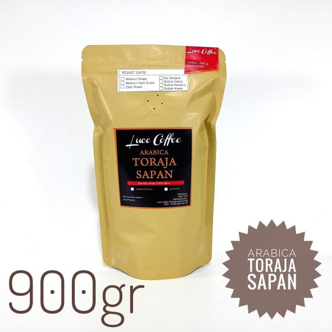 

[ COD ] Kopi Arabica Toraja Sapan 900g - Roastedbean (biji sangrai) OBRAL Kode 13