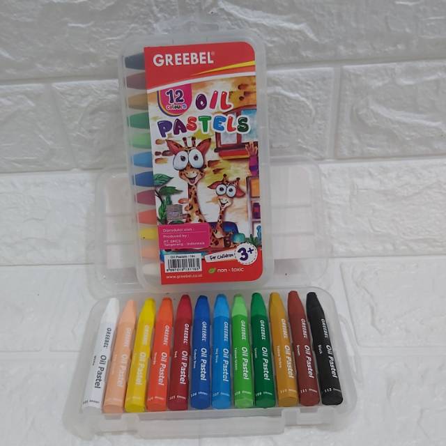 

Crayon 12 warna greebel