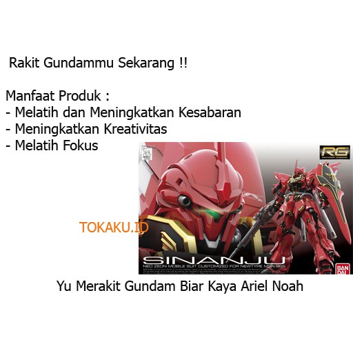 Bandai Gundam RG Sinanju