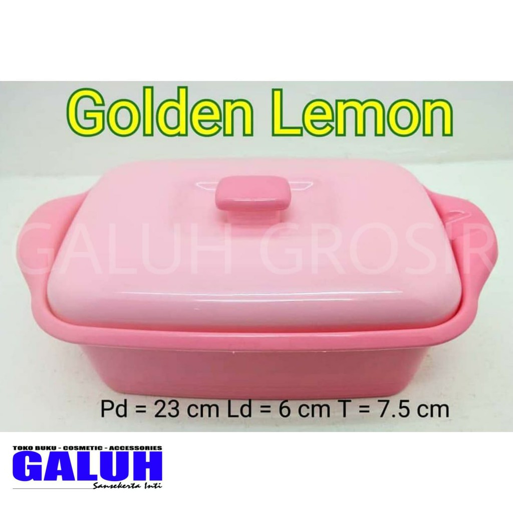 Wadah Saji/Tempat Lauk BTSK 175 Golden Lemon