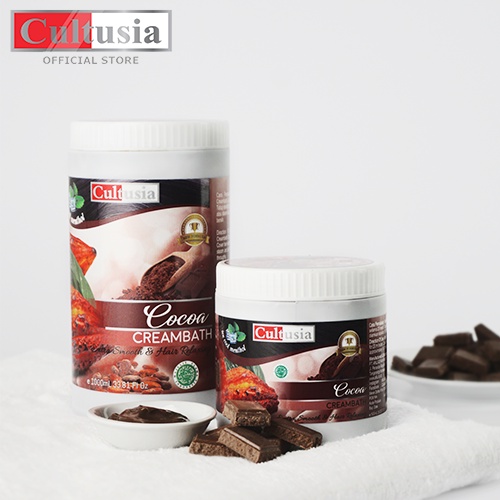 CREAMBATH RAMBUT CULTUSIA COCOA 1000ML KRIMBAT RAMBUT KERING TREATMENT RAMBUT