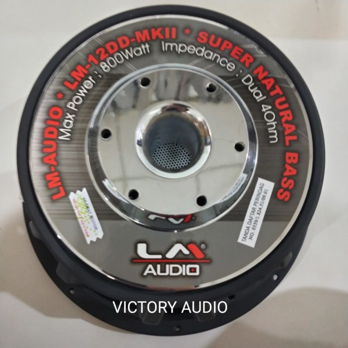 Jual Subwoofer Pasif LM-12DD-MKII 12 Inch LM 12 DD MK2 Original by LM Audio