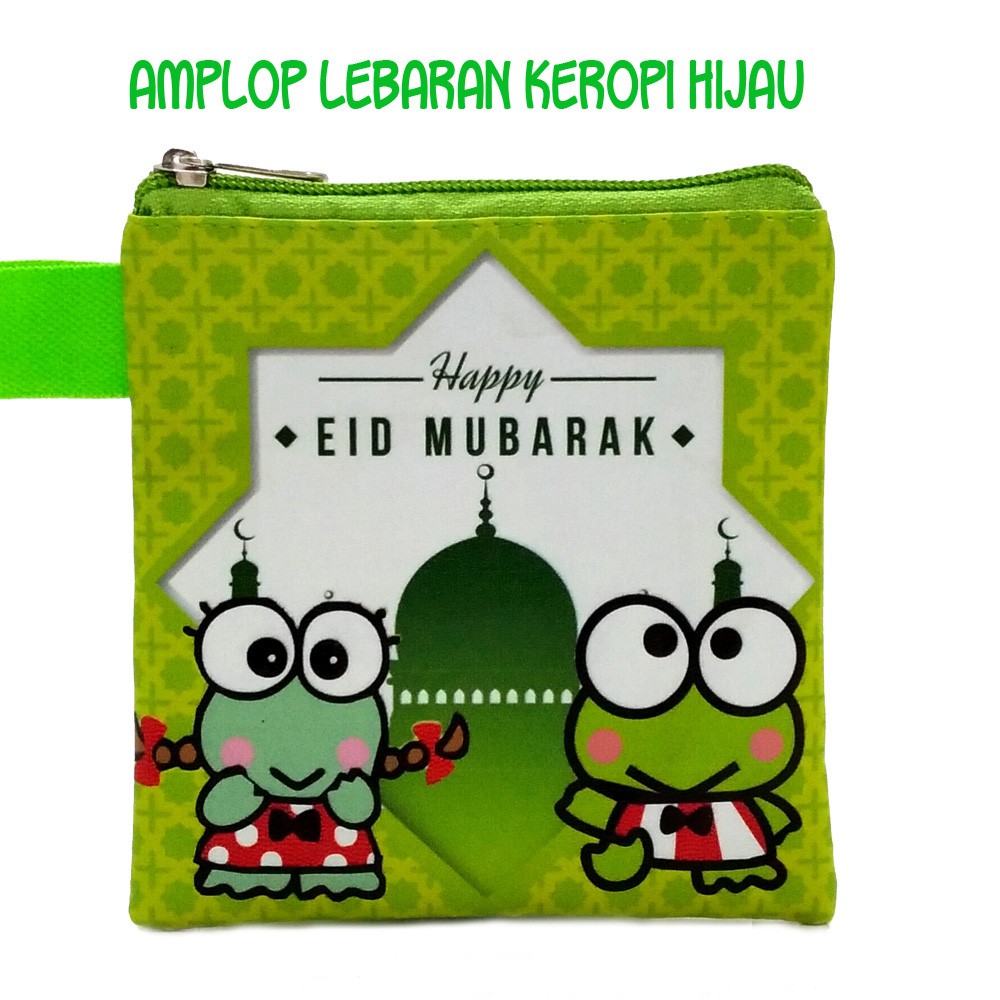 Dompet Lebaran Karakter Keropi Hijau Shopee Indonesia