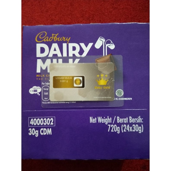 

Paket Cadbury 2box free babygold(LM)