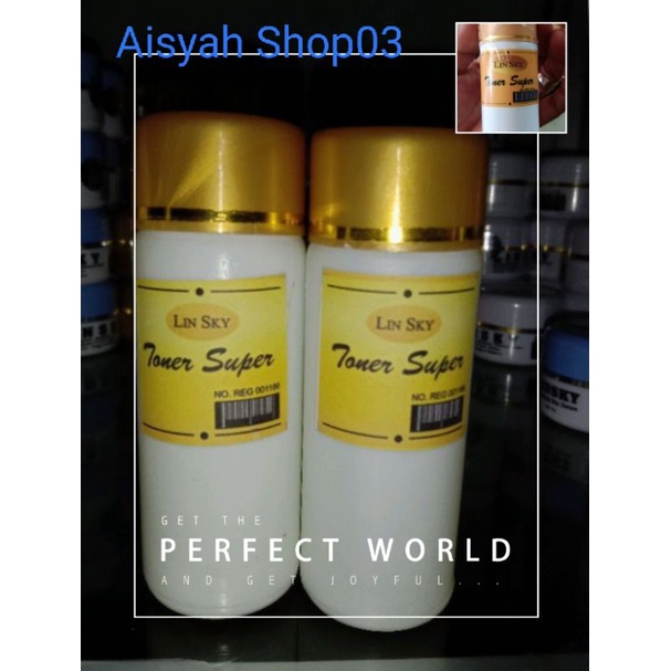 Jual TONER GOLD LINSKY ( Glowing & Cepet Putih ) | Shopee Indonesia