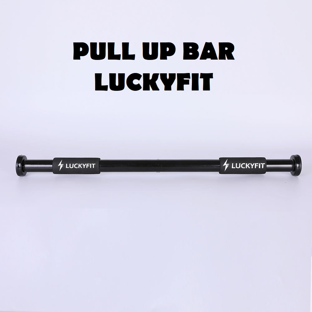 PULL UP BAR DOOR CHINNING LUCKYFIT ALAT FITNESS OLAHRAGA RUMAH Adjustable Chin Up Iron Gym Doorway