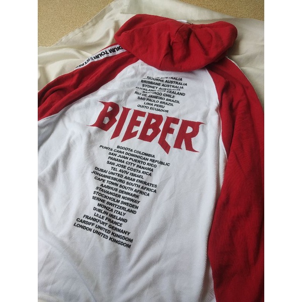 HOODIE BIEBER STADIUM TOUR SECOND