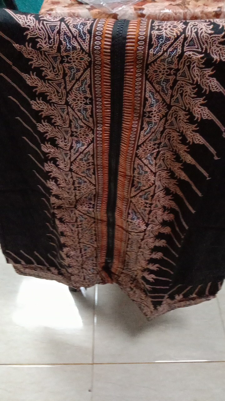 Promo 7.7 Mega Sale Tunik Batik Zipper Depan M L Xl Xxl