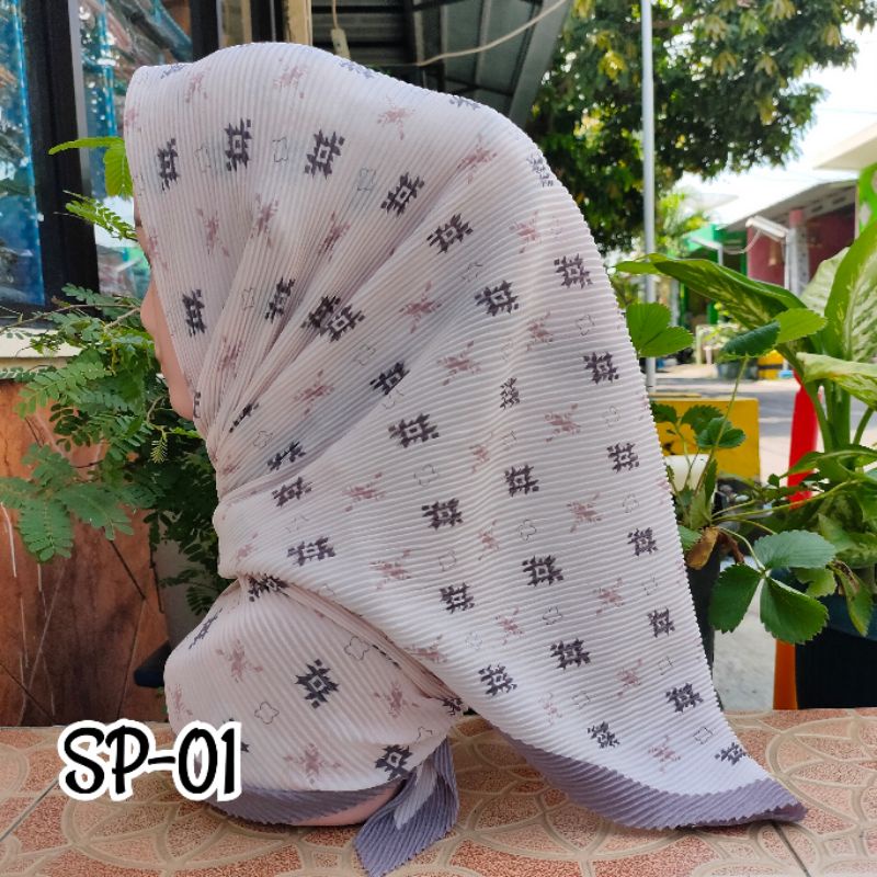 SEGIEMPAT PLISKET MOTIF / JILBAB SEGIEMPAT PLISKET / SEGIEMPAT VOAL / SEGI EMPAT PLISKET / VOAL MOTIF / JILBAB PLISKET-Sp-01