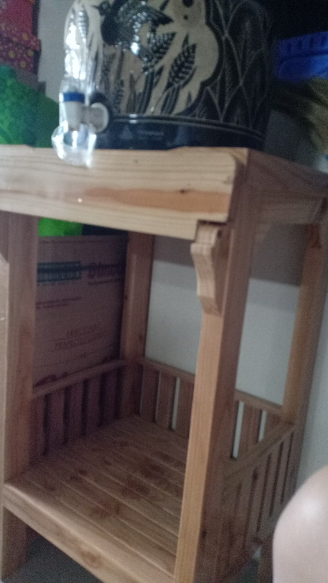 [peralatan Dapur] Meja/tempat Dispenser Kayu Jati Landa
