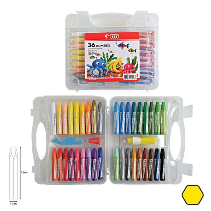 

ITERLARISl Oil Pastel / Krayon Minyak TiTi TI-P-36S / 36 Warna / Colors