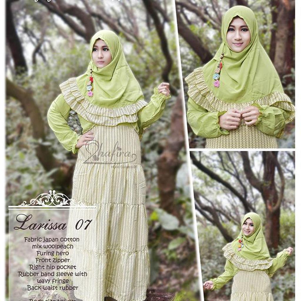 Set Gamis Larissa 07 Enjoy your happiness