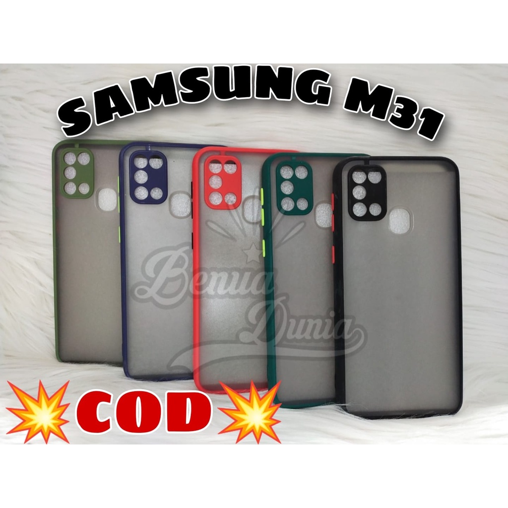 CASE MATTE SAMSUNG M31 -SAMSUNG M51 // CASE DOVE MY CHOICE RING KAMERA - BD