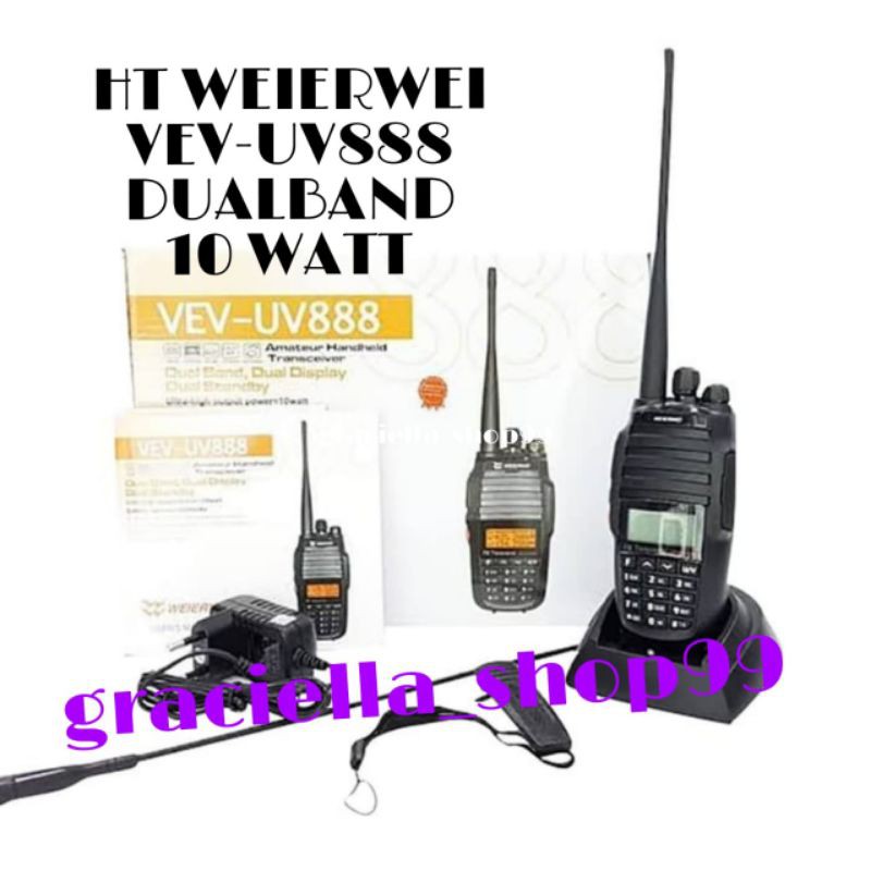 HT WEIRWEI VEV UV888 10 WATT DUAL BAND