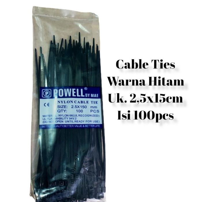 Cable Ties Nylon (isi 100pcs)