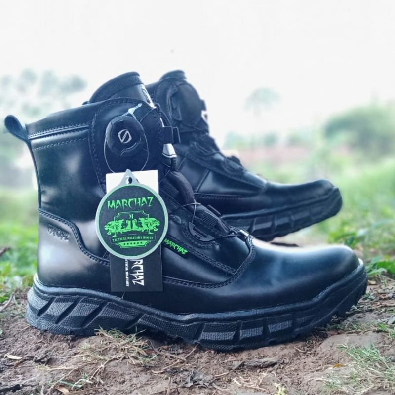 SEPATU PDL PDH TALI PUTAR MARCHAZ BAHAN KULIT SAPI ASLI SEPATU PDL PDH TNI POLRI SECURITY SATPAM SEPATU PDH PDL POLANTAS