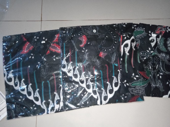 Batik Couple Keluarga Sania Ruffle Ori Ndoro Jowi Dnt Kupu Abu