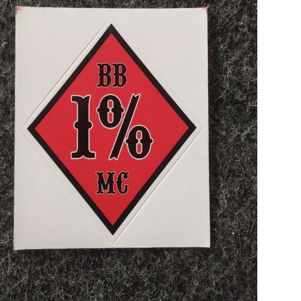 ✶ Sticker Bikers Brotherhood 1% MC Indonesia 100% Original ☂