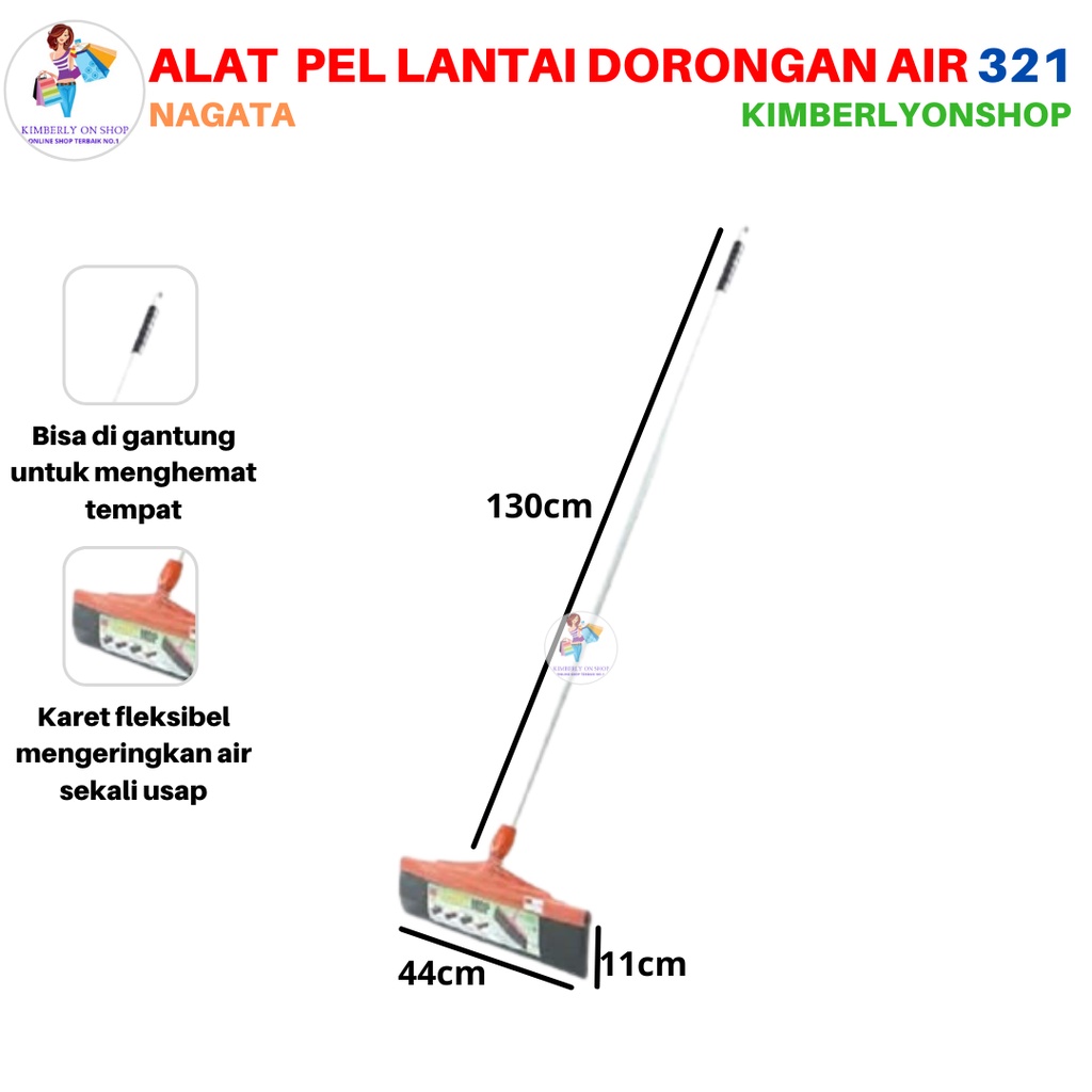 Alat Pel Dorongan Air Karet 321 Nagata