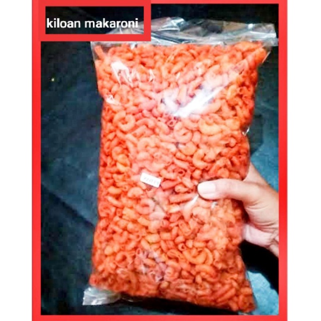 

makaroni kiloan murah / makaroni renyah / makaroni extra pedas cabe merah / makaroni kriuk