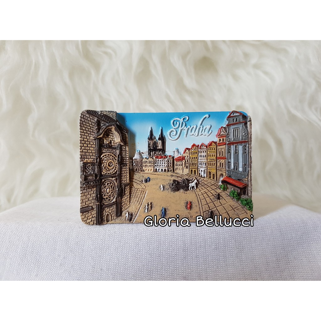 SOUVENIR OLEH OLEH TEMPELAN MAGNET KULKAS NEGARA PRAHA CEKO EROPA